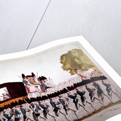 The Return of the Royal Family to Paris, 25 June 1791 by French School