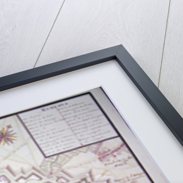 Map of the town of Lille by Claude Masse