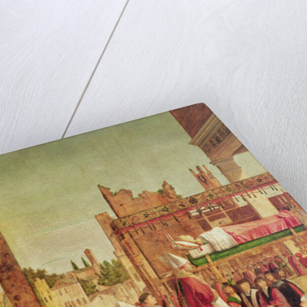 Detail of the Martyrdom of the Pilgrims and the Funeral of St. Ursula by Vittore Carpaccio