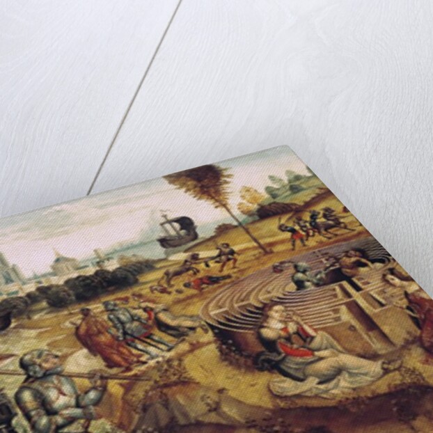 Theseus and the Minotaur by Master of the Campana Cassoni