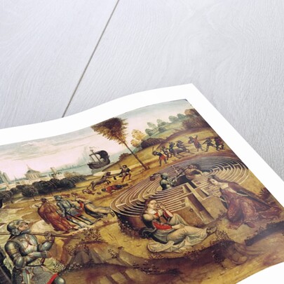 Theseus and the Minotaur by Master of the Campana Cassoni