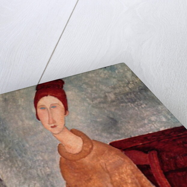 Jeanne Hebuterne in a Yellow Jumper, 1918-19 by Amedeo Modigliani