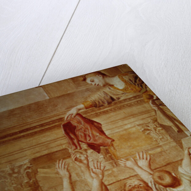 Detail of St. Cecilia Distributing Alms, c.1612-15 by Domenichino