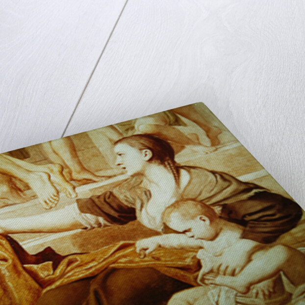 Detail of St. Cecilia Distributing Alms c.1612-15 by Domenichino