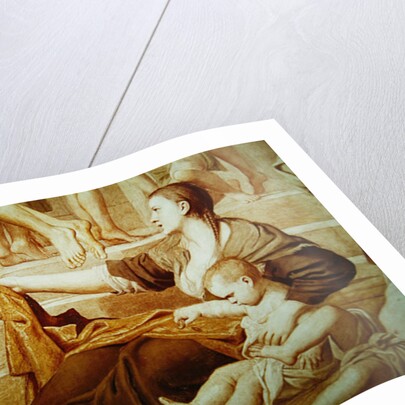 Detail of St. Cecilia Distributing Alms c.1612-15 by Domenichino