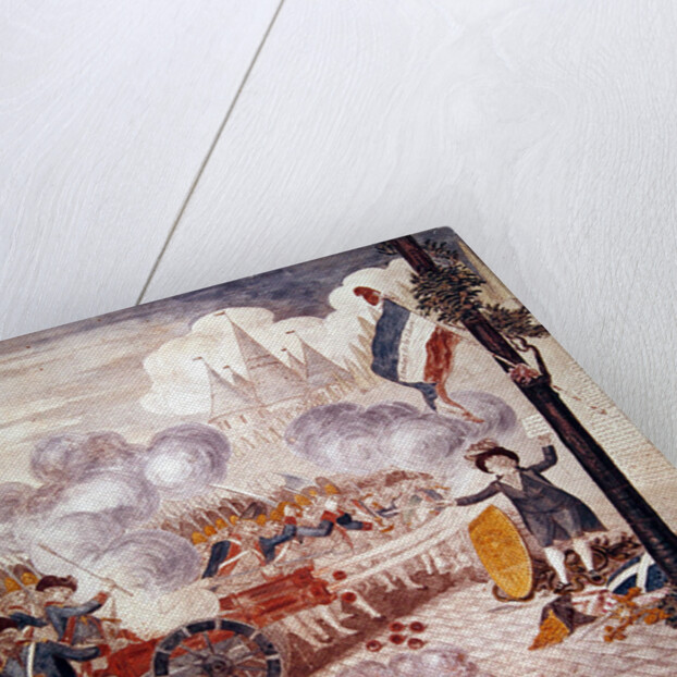 Fight of the Indian Medlars and Chestnuts by French School