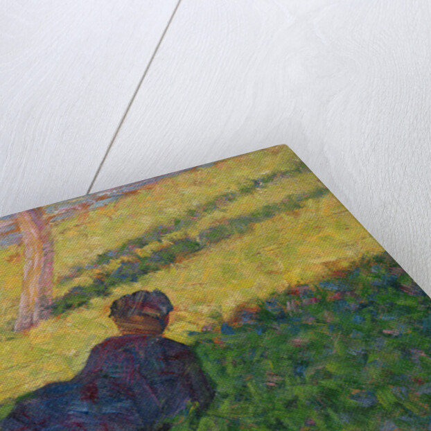 Seated man and reclining woman, study for A Sunday Afternoon on the Island of La Grande Jatte, 1884 by Georges Pierre Seurat