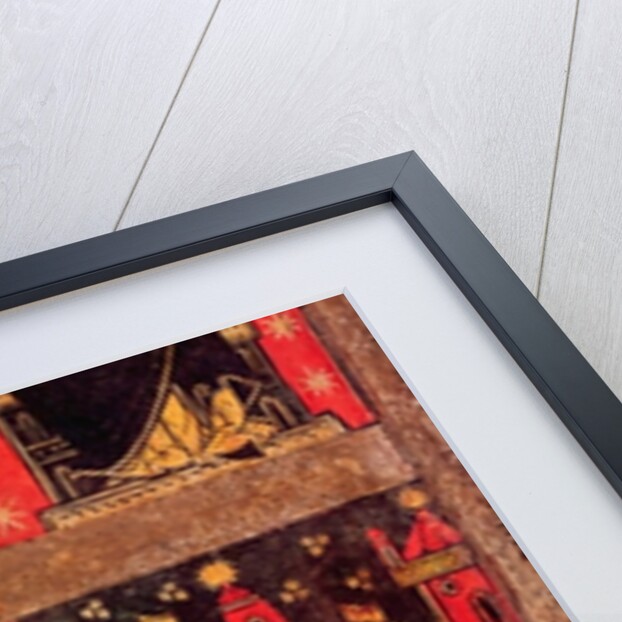 St. Michael fighting the dragon, 13th century by Spanish School