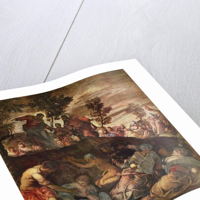 The Multiplication of loaves and fishes, c.1575 by Jacopo Robusti Tintoretto
