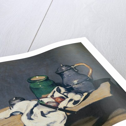 Still life with a tin kettle, 1869 by Paul Cezanne