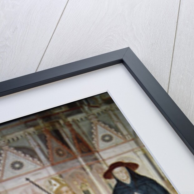 The Church Militant and Triumphant, detail of the left hand side, c.1366-68 by Andrea di Bonaiuto
