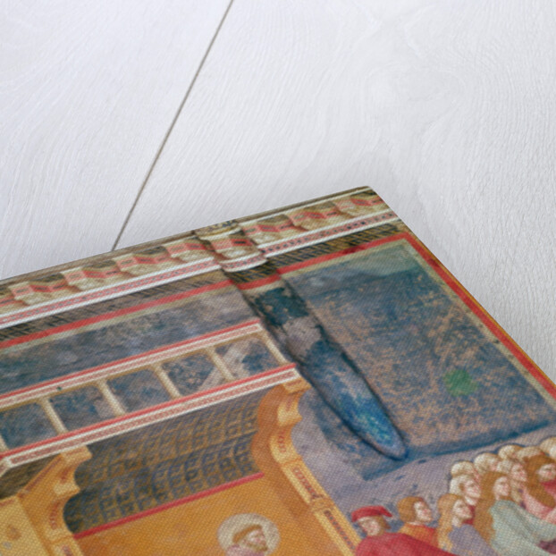 Saint Francis predicts the death of a Knight in Celano, c.1297-99 by Giotto (c.1266-1337)