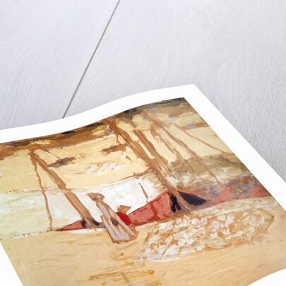 Promenade in the port at Le Pouliguen, 1908 by Edouard Vuillard