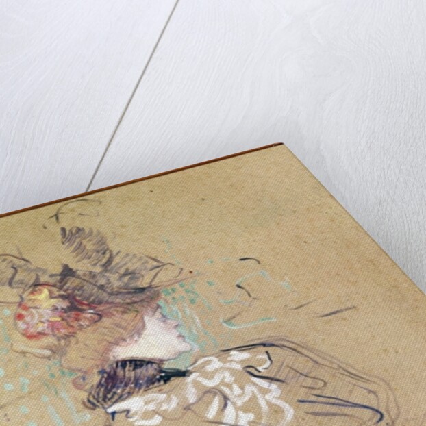 Profile of a woman, 1896 by Henri de Toulouse-Lautrec