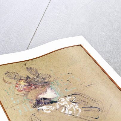 Profile of a woman, 1896 by Henri de Toulouse-Lautrec