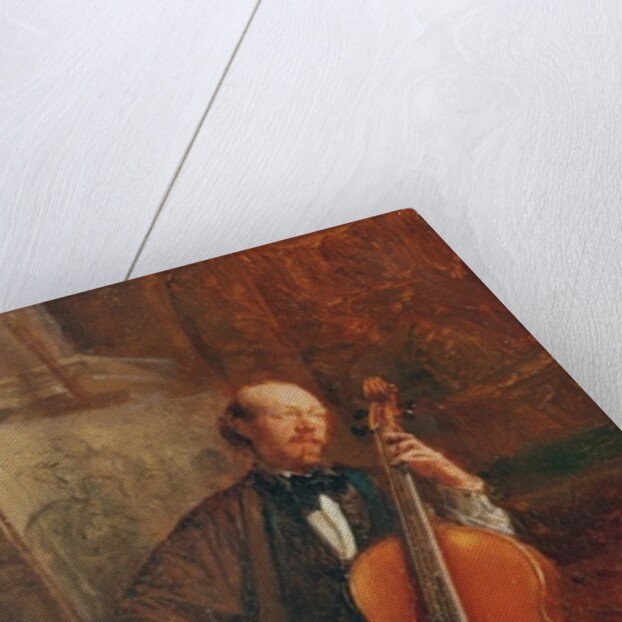 Alexandre Batta, the Cellist, 1855 by Jean-Louis Ernest Meissonier