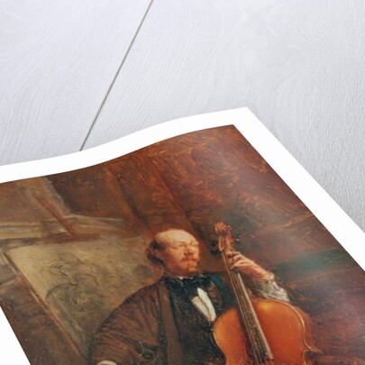 Alexandre Batta, the Cellist, 1855 by Jean-Louis Ernest Meissonier