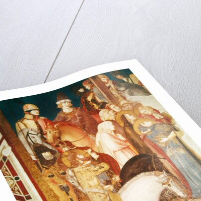 Detail of Calvary by Pietro Lorenzetti