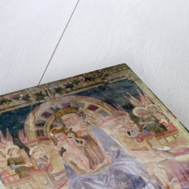 Virgin in glory between angels and saints, 1468 by Matteo da Gualdo