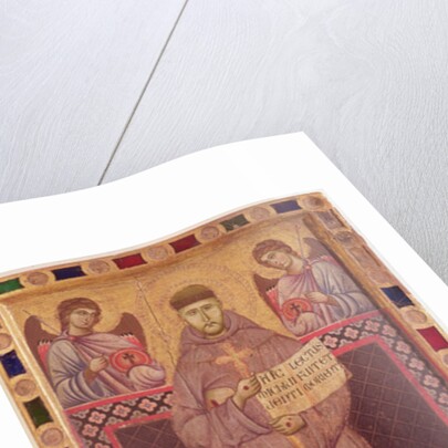 St. Francis and Angels, c.1250-1300 by Italian School