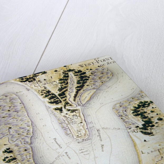 Map of south West-Point, Virginia by F. Dubourg