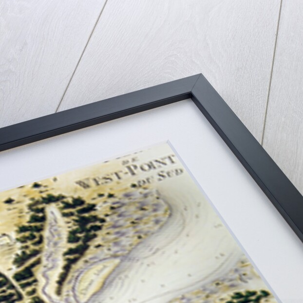 Map of south West-Point, Virginia by F. Dubourg