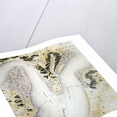 Map of south West-Point, Virginia by F. Dubourg