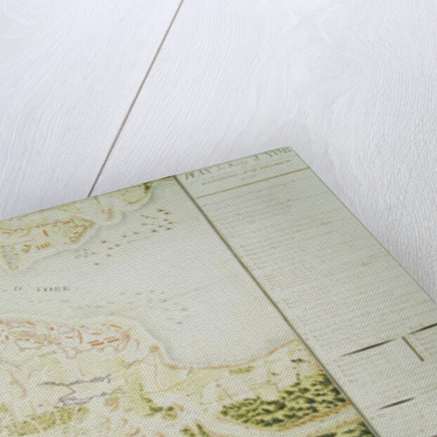 Map of the Siege of York in 1781 by F. Dubourg