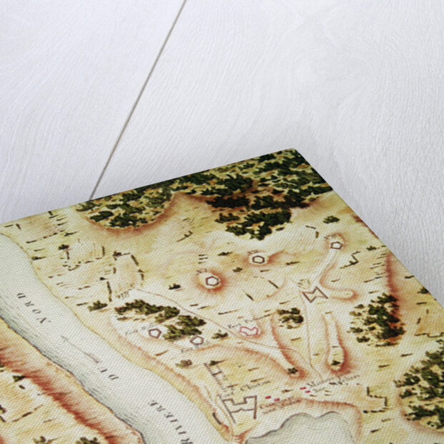 Map of north West-Point, Virginia by F. Dubourg