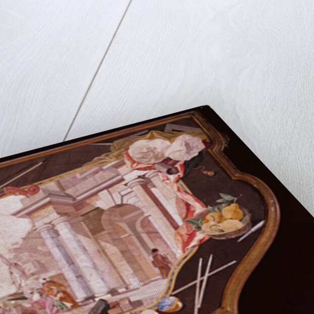 Hard stone table top by Italian School