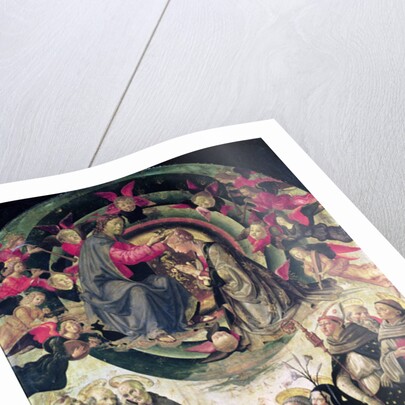 Coronation of the Virgin by Ridolfo Il (1483-1561) Ghirlandaio