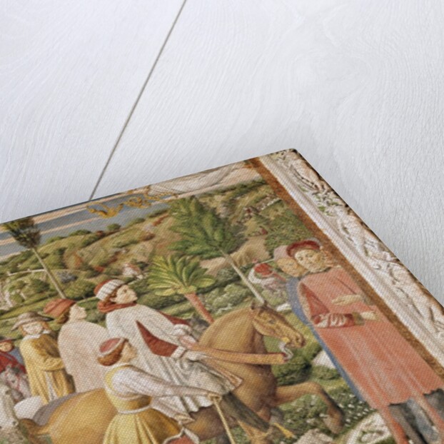 St. Augustine leaves Rome for Milan by Benozzo di Lese di Sandro Gozzoli