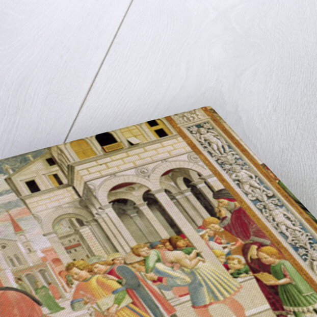 St. Augustine is led by his parents at the School of Tagaste by Benozzo di Lese di Sandro Gozzoli
