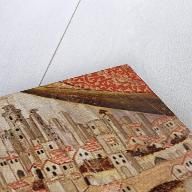 Detail of San Gimignano, c.1391 by Taddeo di Bartolo