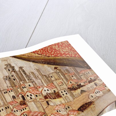 Detail of San Gimignano, c.1391 by Taddeo di Bartolo