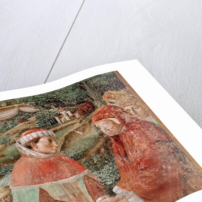 St. Augustine leaving his mother St. Monica and embarking for Italy by Benozzo di Lese di Sandro Gozzoli