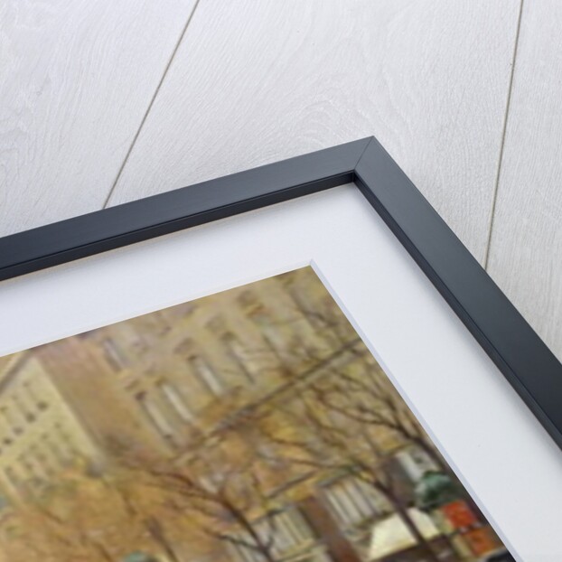 Boulevard Poissonniere in the Rain, c.1885 by Jean Beraud