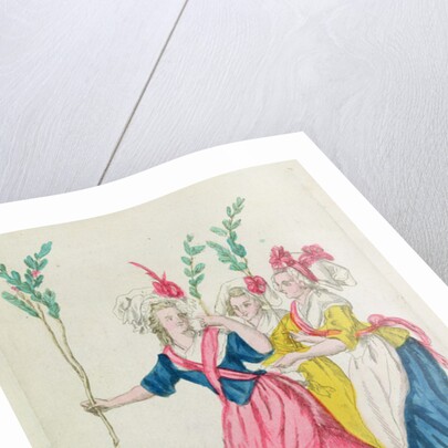 The market-women of Paris going to congratulate the Queen at the Tuileries by French School