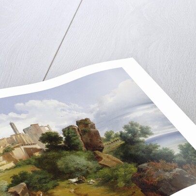 Roquebrune Landscape by Lancelot Theodore Turpin de Crisse