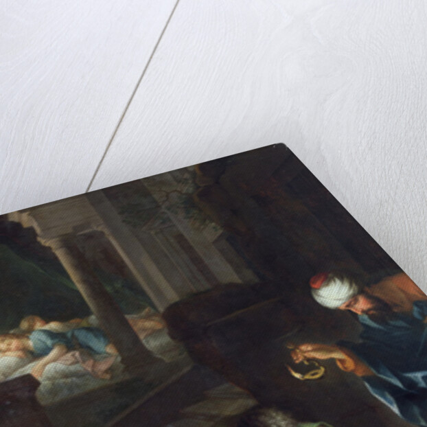 Raguel digging a grave, 1733 by Pierre Parrocel