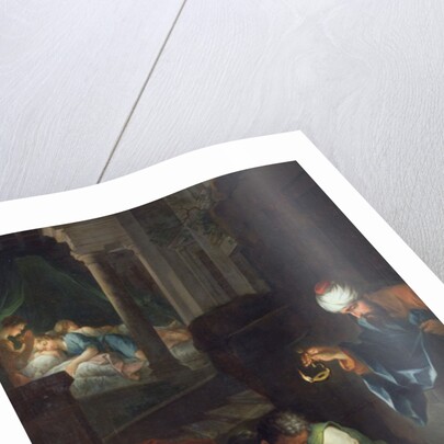 Raguel digging a grave, 1733 by Pierre Parrocel