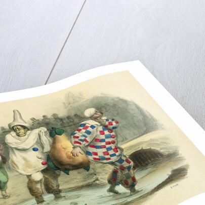 The Juste Milieu dirties itself, caricature on the subject of Louis-Philippe I, c.1850s by Charles Joseph Travies de Villiers