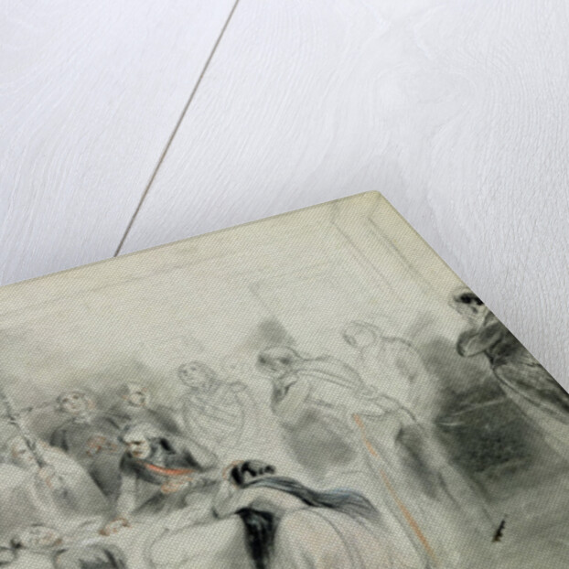 The final moments of the Duke of Orleans after the accident at Neuilly, 13th July 1842 by A Provost