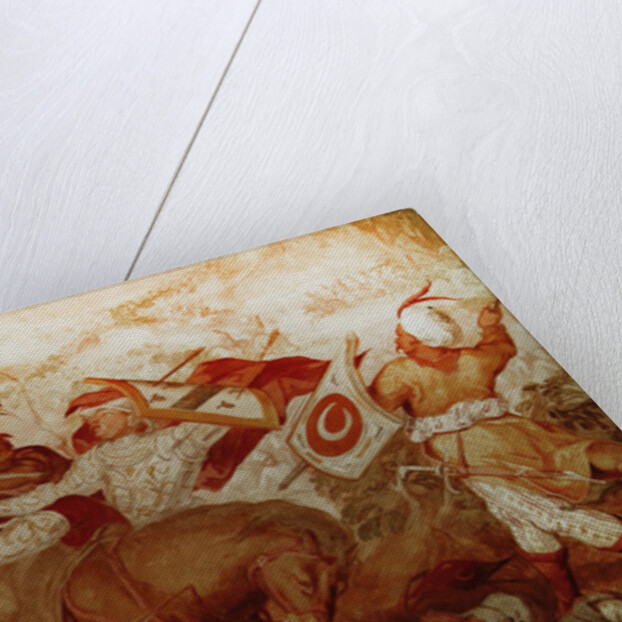 Battle between the Venetians and the Turks by Antonio Vassilacchi