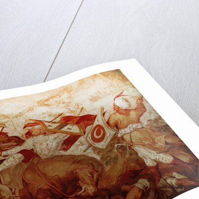 Battle between the Venetians and the Turks by Antonio Vassilacchi