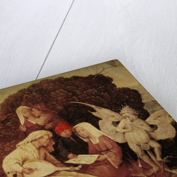 The musicians on top of the wagon by Hieronymus Bosch