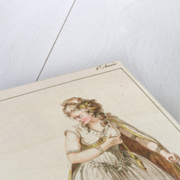 Costume of Madame Vestris in the role of Pauline in Polyeucte, Act IV, 1786 by French School