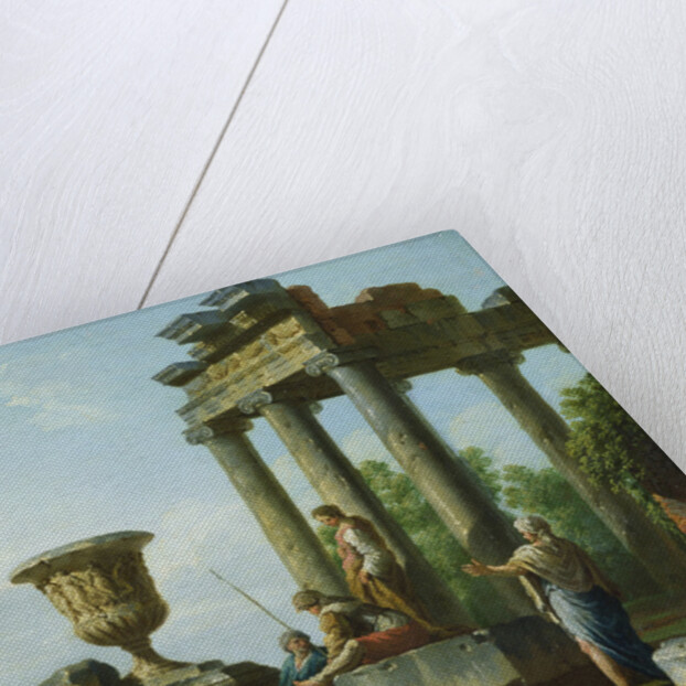 Architectural ruins, c.1715 by Giovanni Paolo Pannini or Panini