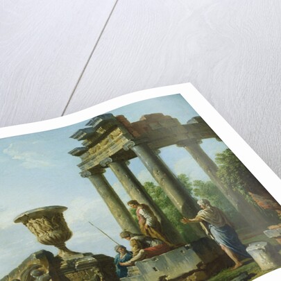 Architectural ruins, c.1715 by Giovanni Paolo Pannini or Panini