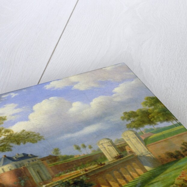 View of the Porte de Valenciennes in Douai, 1823 by Joseph Louis Leborne